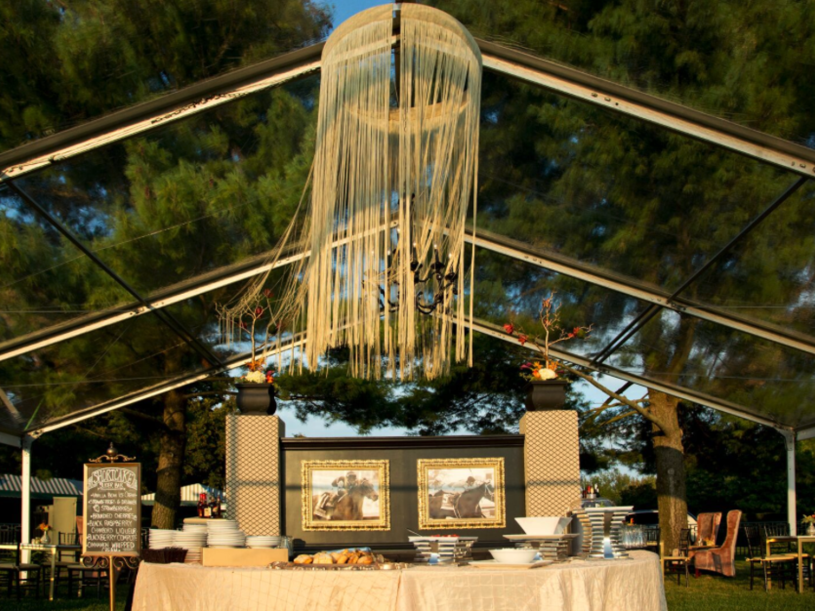 Tent on Keenrush Club lawn